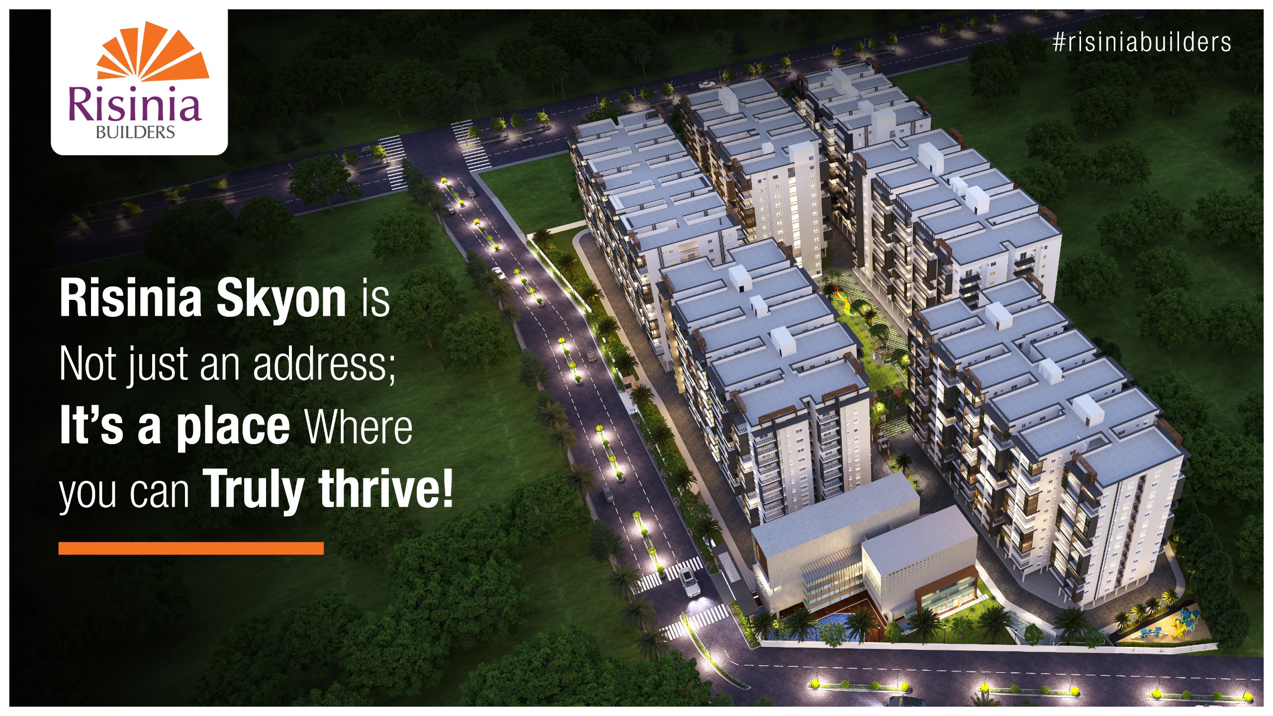 Risinia Skyon 2 and 3BHK Apartments in Bachupally