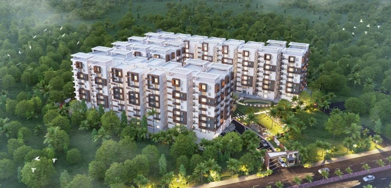 Risinia Skyon 2 and 3BHK Apartments in Bachupally