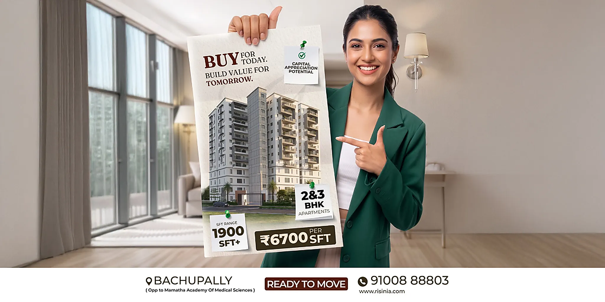 Risinia Scintilla - Ready-to-Move-In Homes in Bachupally