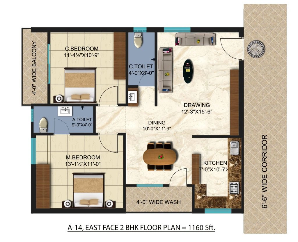 2 & 3 BHK apartments for sale in Hyderabad