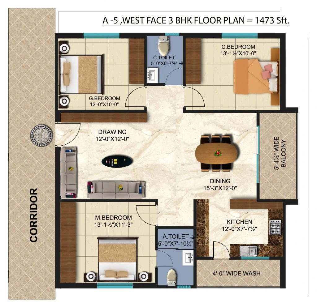 2 & 3 BHK apartments for sale in Hyderabad