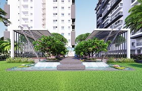 West Facing View Of 2 and 3BHK Apartments in Bachupally