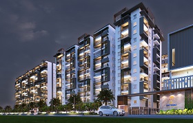  West Facing View Of 2 and 3BHK Gated Community flats in Bachupally