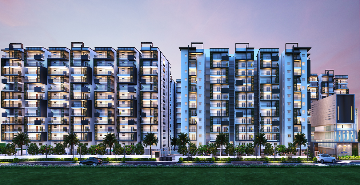 Construction Status Of Risinia Skyon 3 BHK Flats for Sale in Bachupally